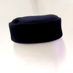 Neiman Marcus Black Women's pillbox Hat
